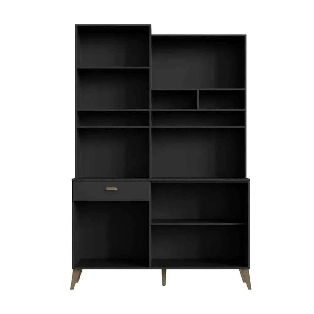 Alacena Microondas TU MESITA Majus Melamina 18mm color Negro