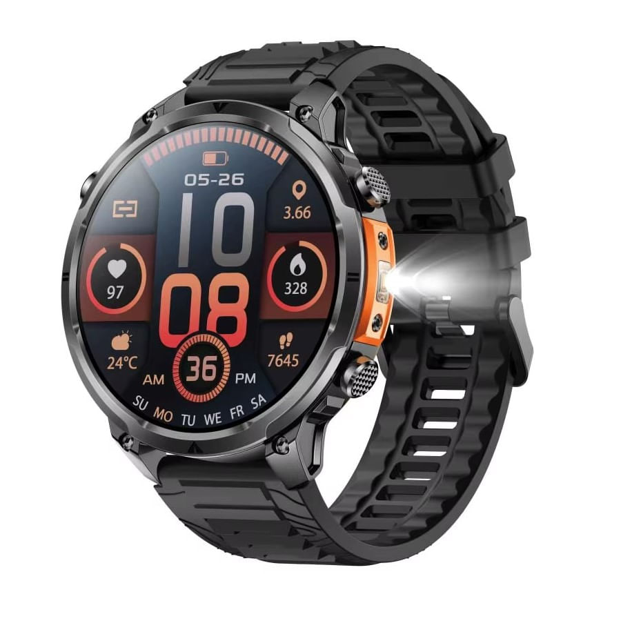 Smartwatch  SPOVAN MK100 GPS Brújula Monitor Salud