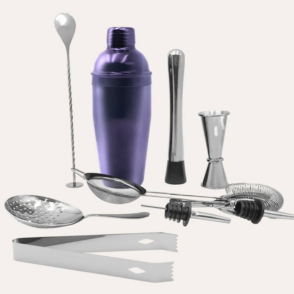 Kit Bartender Profesional de acero 10 piezas MK-Y20451 - ELECTROYHOGAR