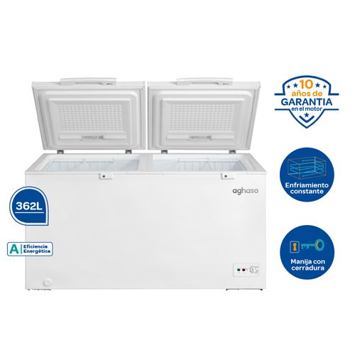 CONGELADORA BLANCA 362 LT