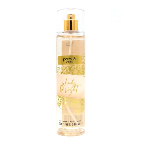 Hidratante Body Mist PORMUA LUXE Lady Bright Frasco 240ml