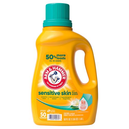 Detergente Líquido ARM & HAMMER Sensitive Botella 1.48L