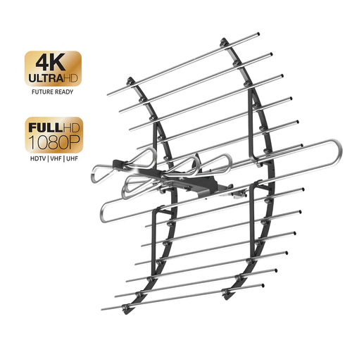 Antena Digital Tv Tdt Curva Grande