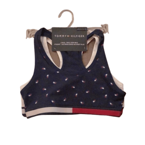Packx2 Top para Niña Tommy Hilfiger Blanco y Azul - Talla M