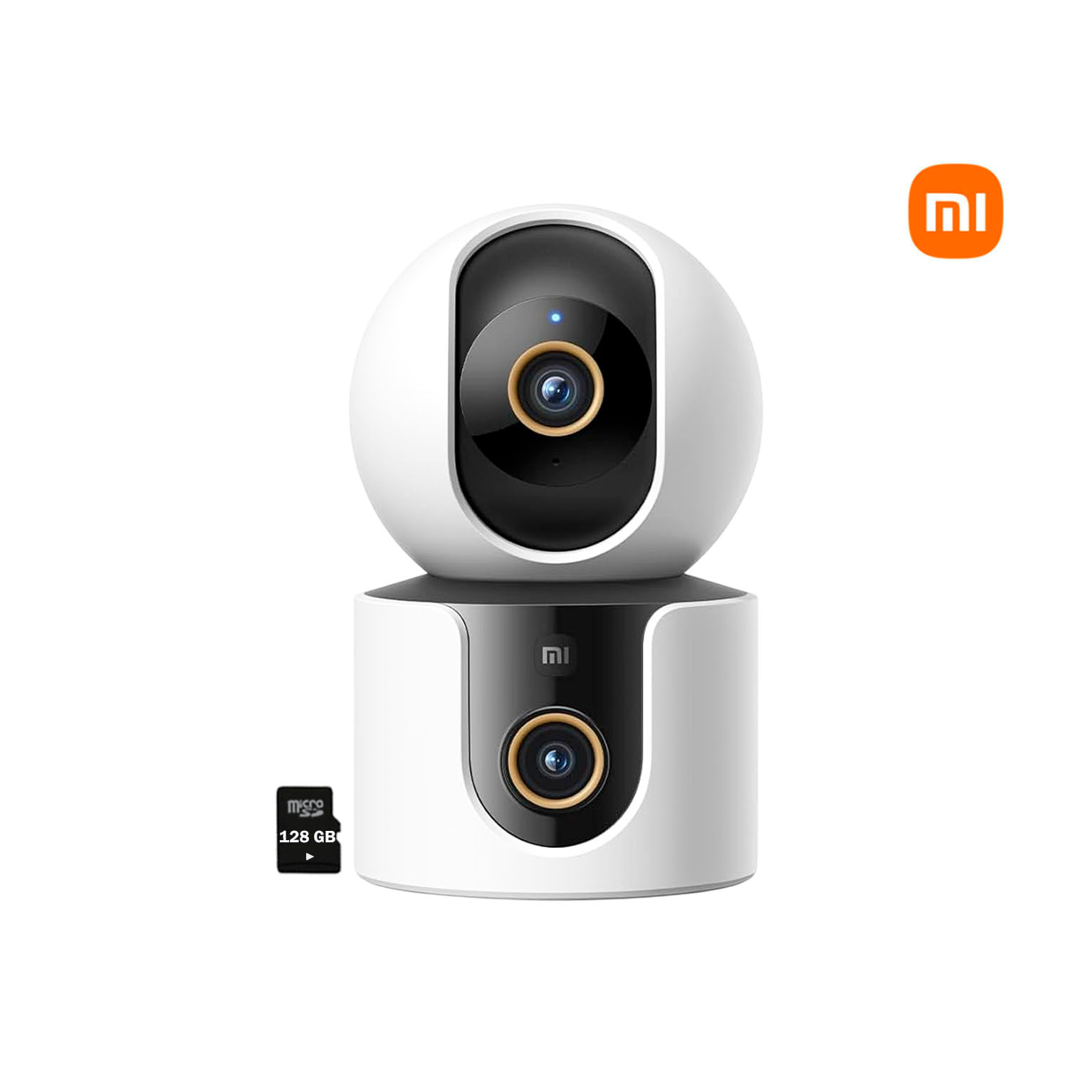 Cámara Seguridad Xiaomi C300 DUAL 3MP 2 lentes Detección IA Personas Audio Doble vía 128GB
