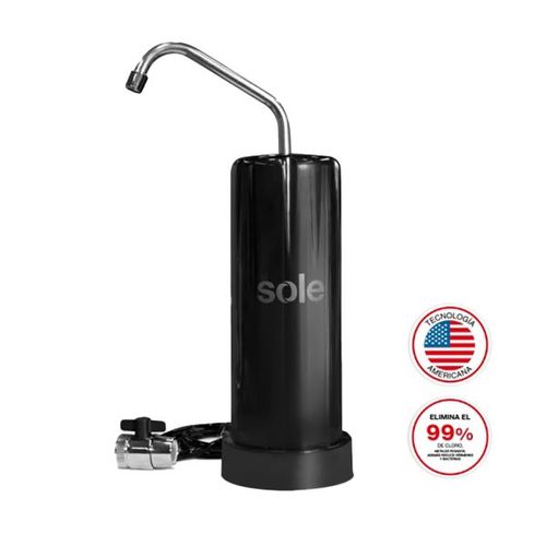 FILSOL017C - Purificador Alcalinizador S/Lav Prime Negro Sole