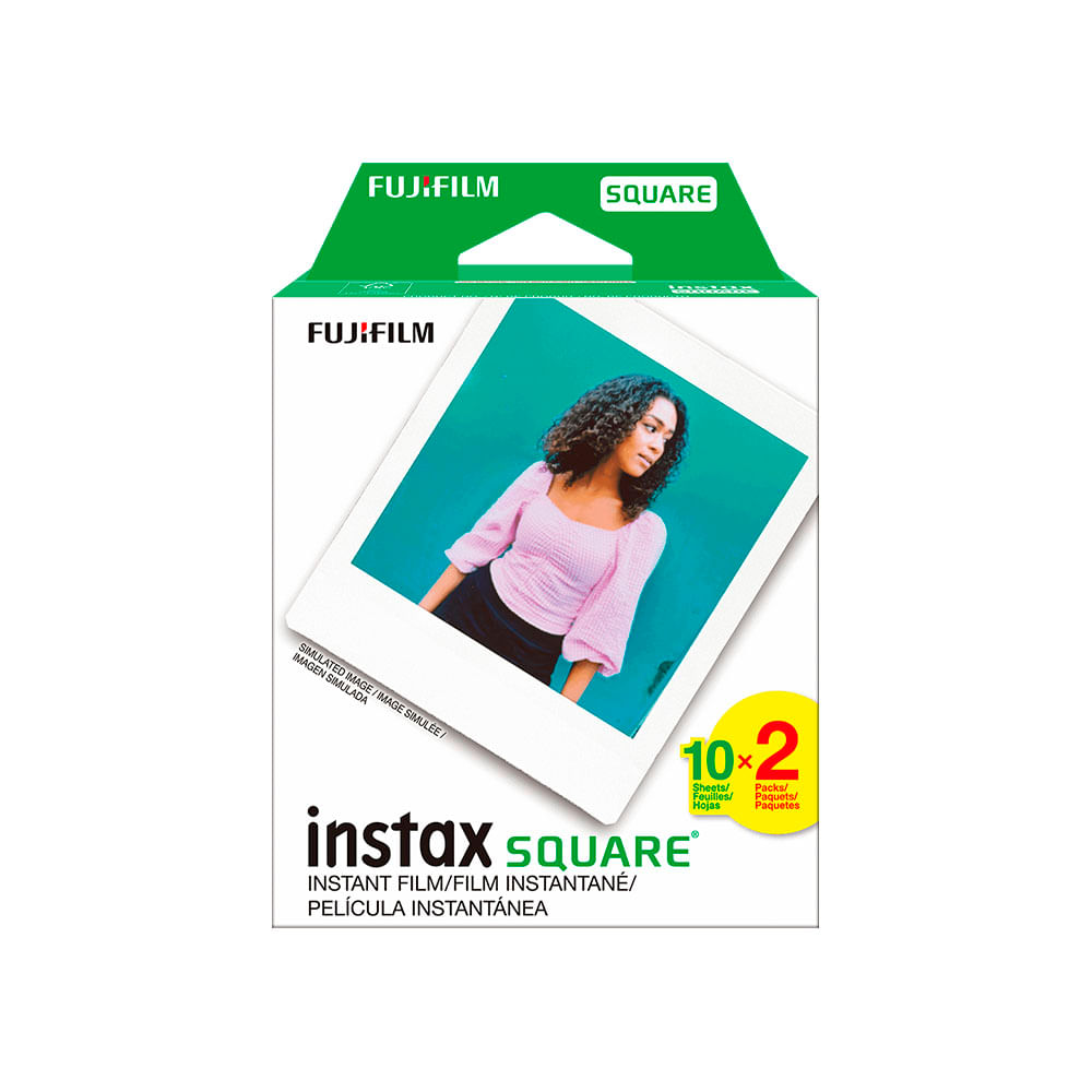 Pack de Pelicula Fujifilm Instax Square x20 Hojas