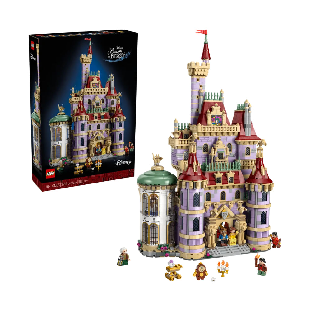 LEGO Disney Princess Beauty and The Beast Castle 43263