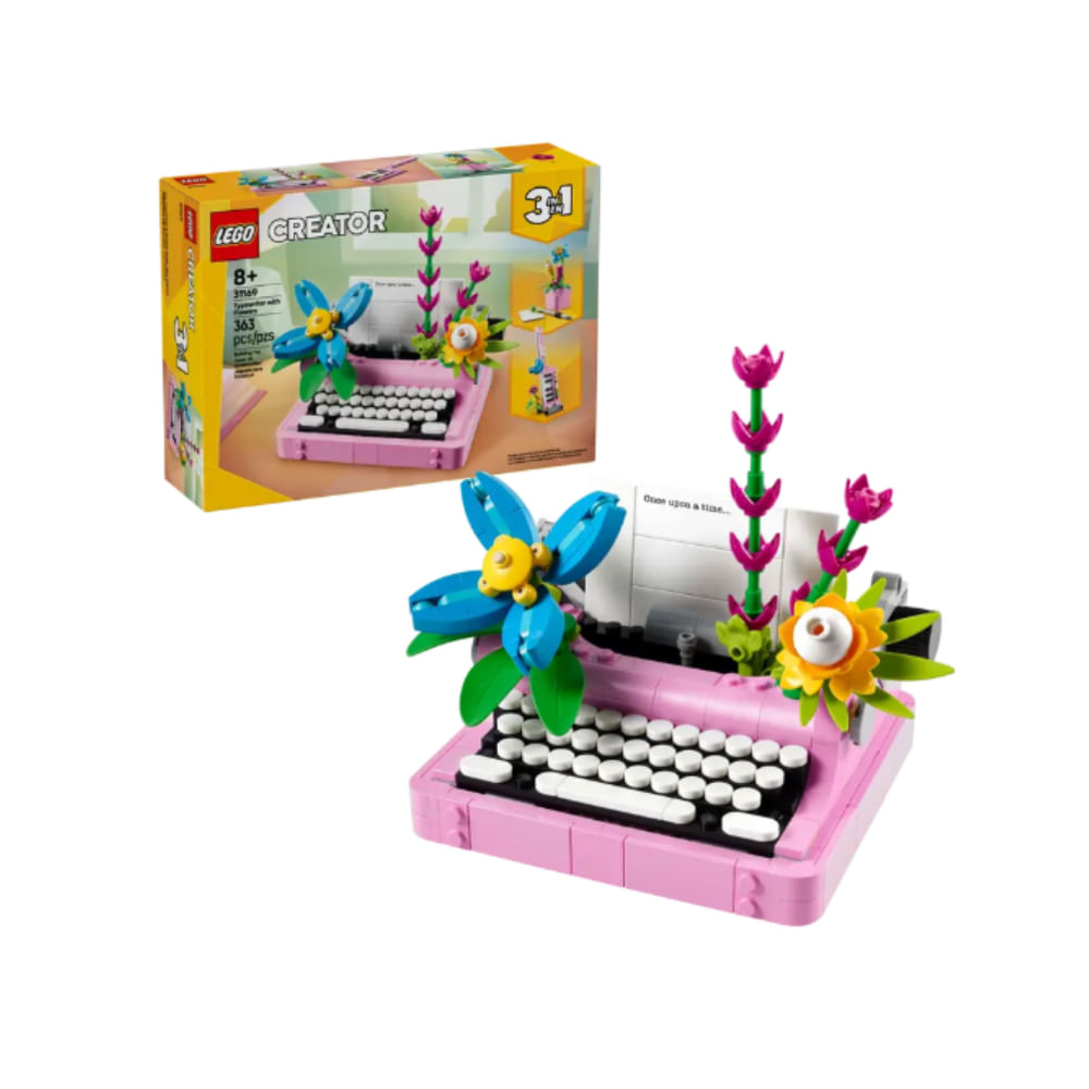 LEGO Creator 3 in 1 Typewriter with Flowers 31169