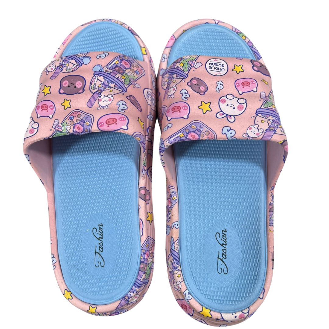 sandalia para niña  diseño kawaii de goma talla 34-35