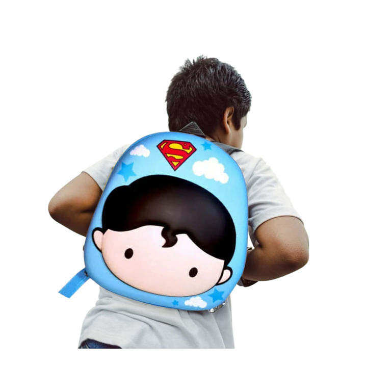 Mochila Escolar Infantil Estilo Héroe Clásico Acolchada