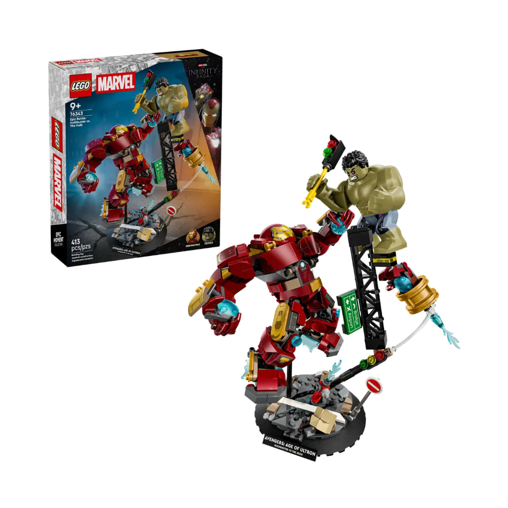 LEGO Marvel Epic Battle Hulkbuster vs The Hulk 76343