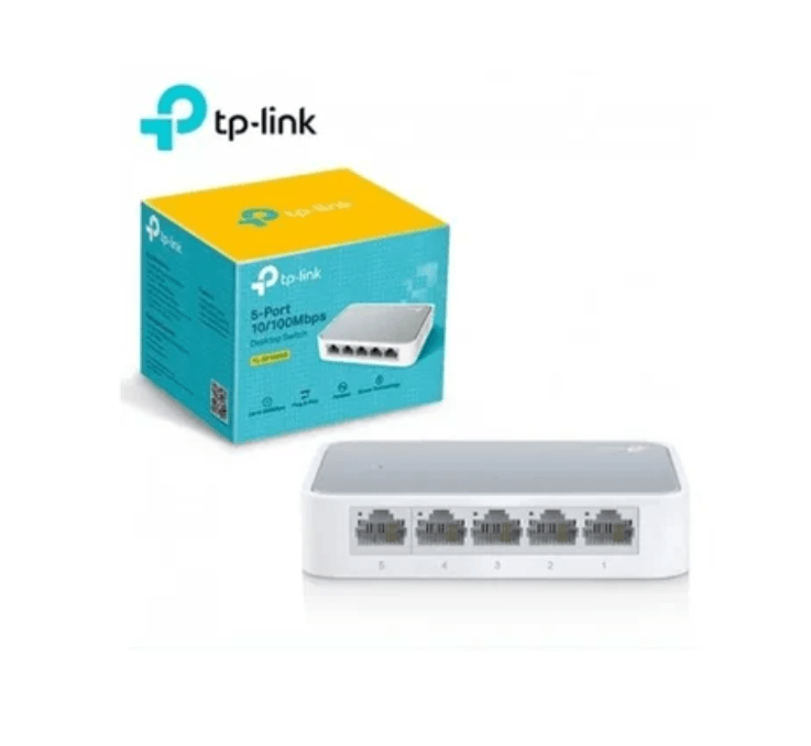 Switch De 5 Puertos Tp-link 10/100mbps cat5 cat 6 rj45 lan