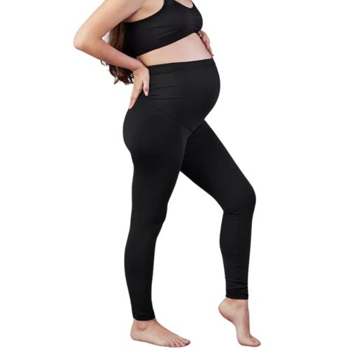 Leggins de maternidad / embarazada de algodón licrado talla 28