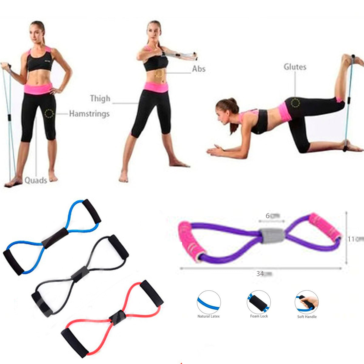 Banda de resistencia FIT ligas de fuerza