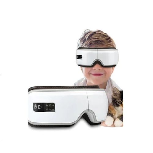 MASAJEADOR DE OJOS CON CALOR Y MUSICA BLUETOOTH RECARGABLE