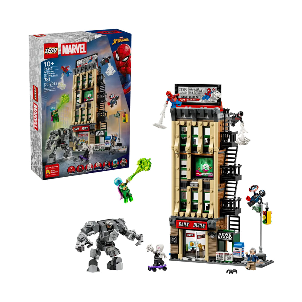 LEGO Marvel Spider Man vs Mysterio The Daily Bugle 76342