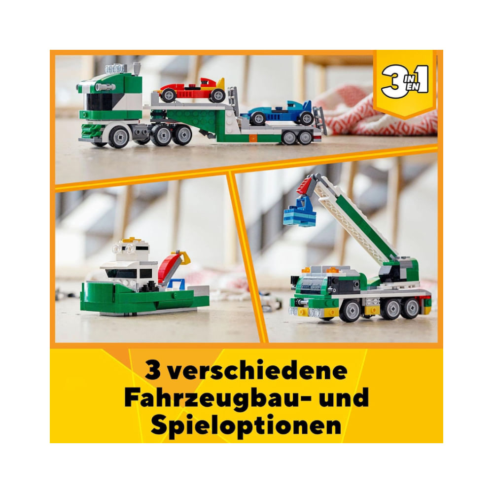 LEGO Creator 3 in 1 Racing Car Transporter 31113