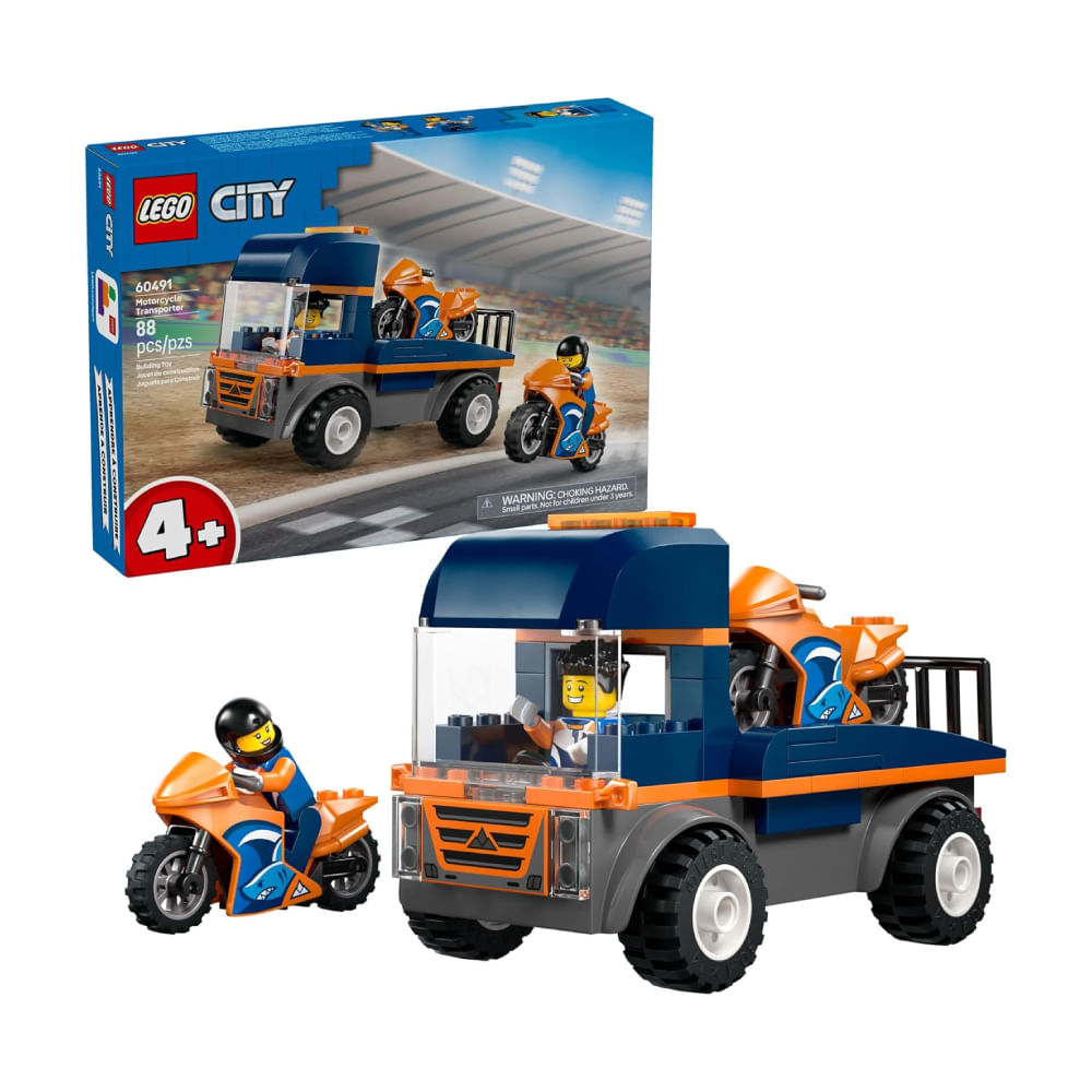 LEGO City Motorcycle Transporter 60491