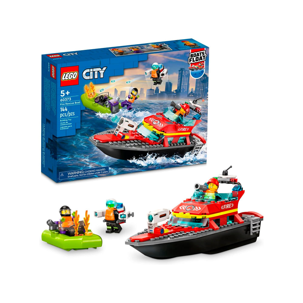 LEGO City Barco de Rescate de Bomberos 60373