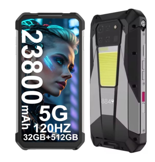 Celular Unihertz TANK 3 Pro 6.79"" 5G, FHD+PROYECTOR, 512gb Rom+16gb Ram