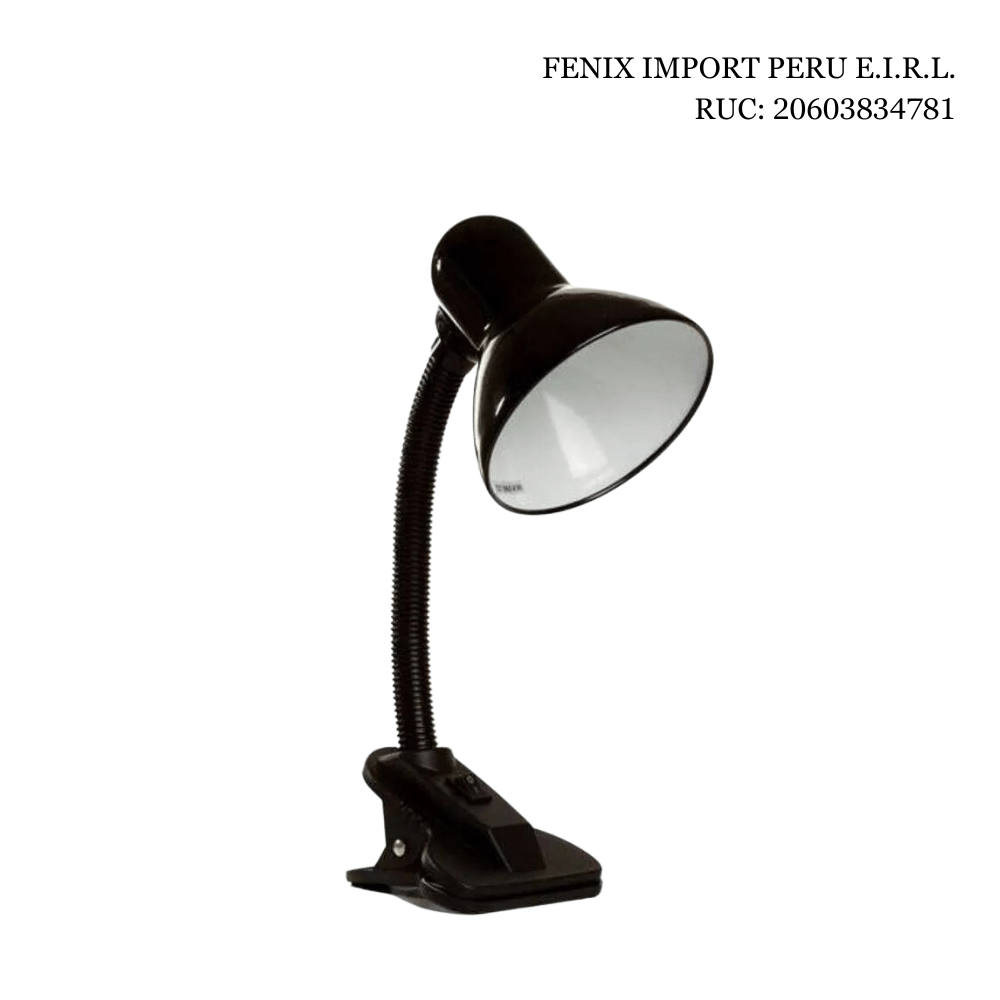 Lampara de Escritorio con Clip - NEGRO