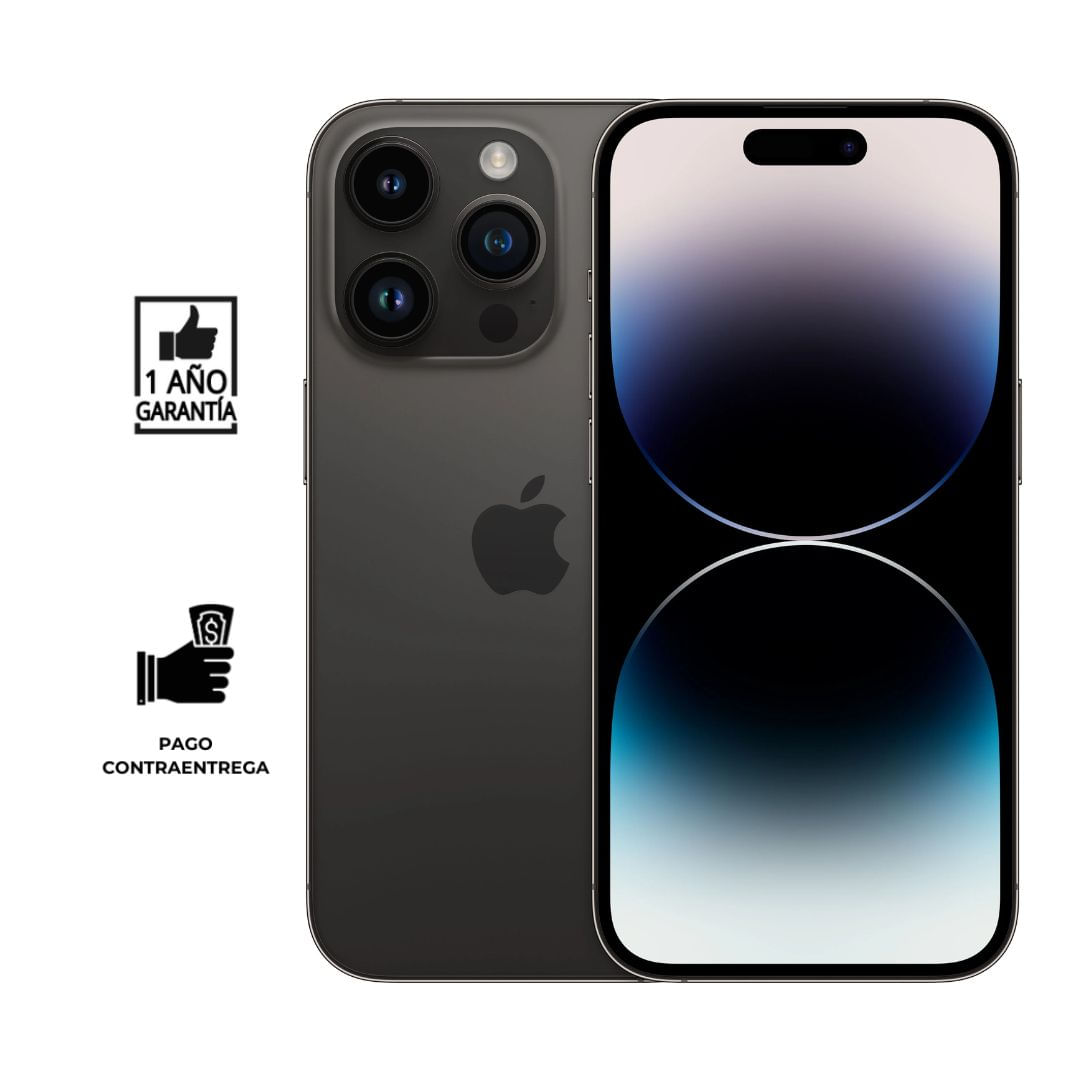 iPhone 14 PRO MAX 128 Gb I Reacondicionado Grado B I color: Negro Espacial