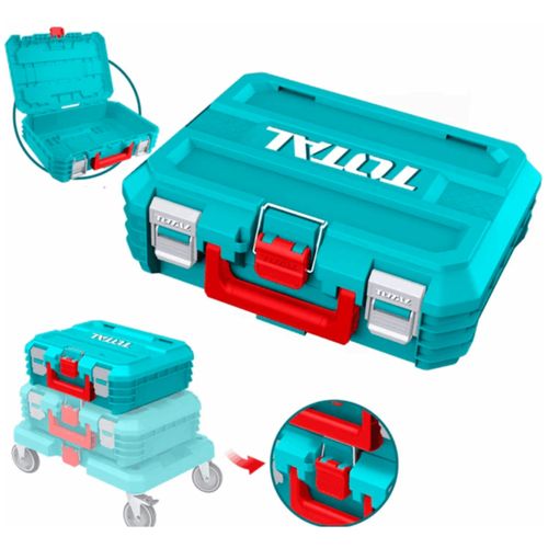 Maletín apilable portaherramientas 16 pulgadas uso rudo TPBXS101 TOTAL