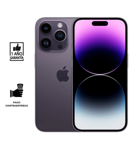 iPhone 14 PRO MAX 128 Gb I Reacondicionado Grado A I color: Morado