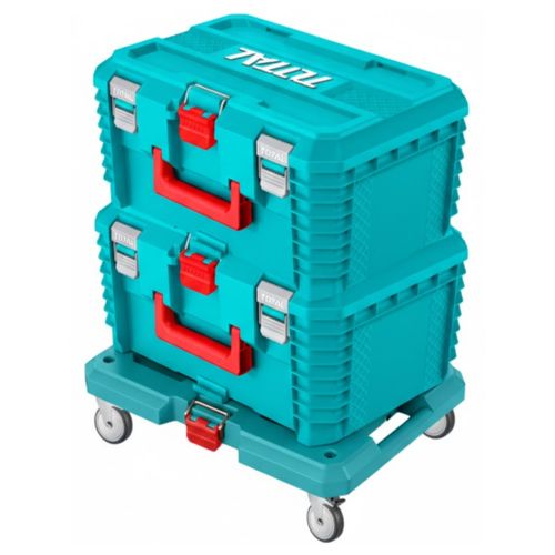 Maletas porta herramientas Bandeja con ruedas uso rudo Megacombo Modular System TOTAL