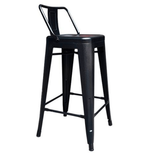 Banco Vintage Negro H66 Respaldar