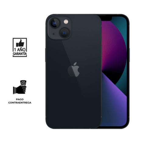 iPhone 13 128 Gb I Reacondicionado Grado B I Color: Negro