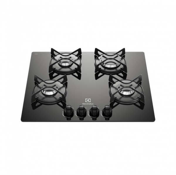 Cocina Empotrable A Gas 4 Hornillas Vidrio Templado Negro 60.2cm Electrolux ETGZ24F0EPUB