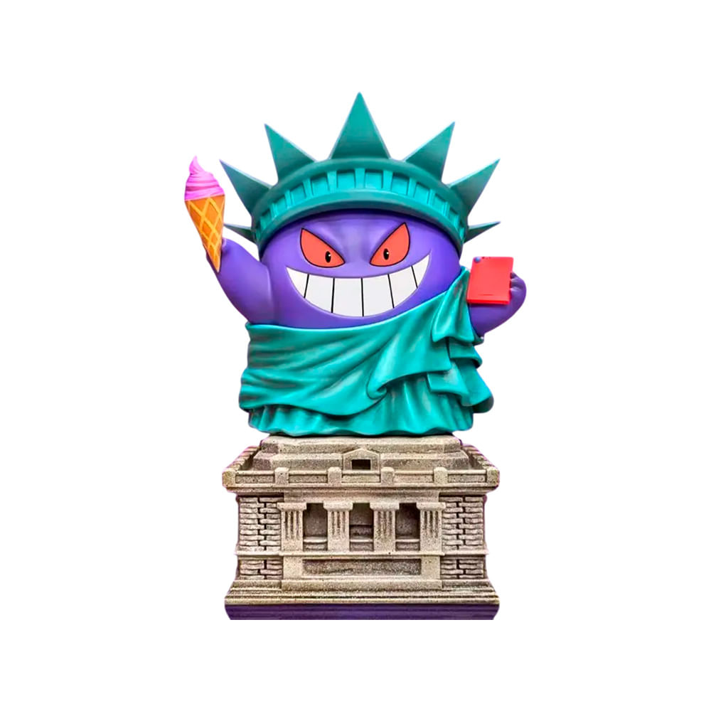 Pokemon Figura Gengar Estatua Libertad 15 cm