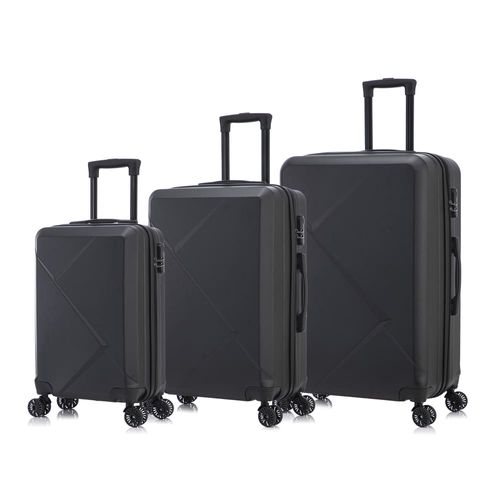 Maletas De Viaje Set de 3 Negro GEJN