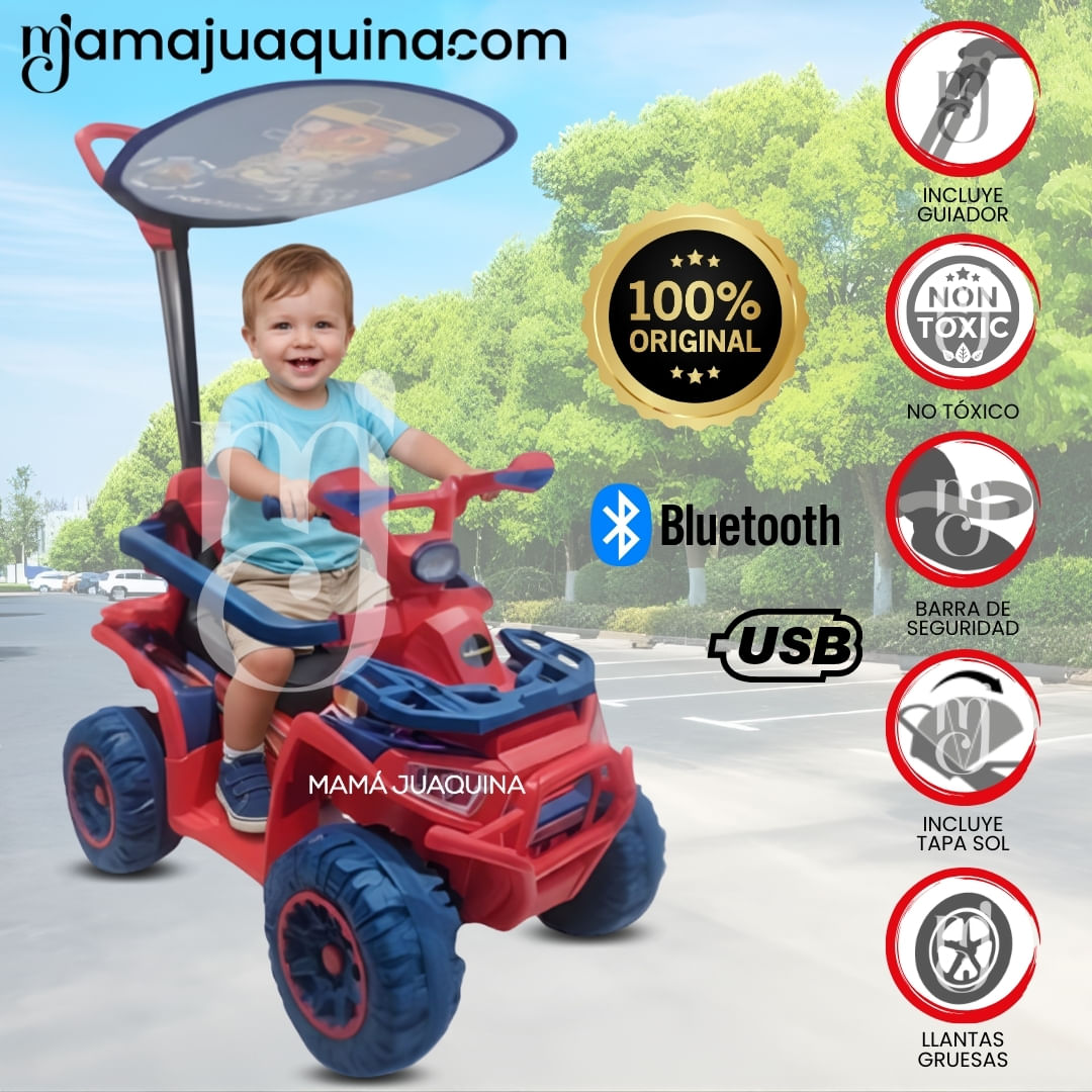 Correpasillo Empujador Buggy «TERRA FOCUS» para Niños Rojo