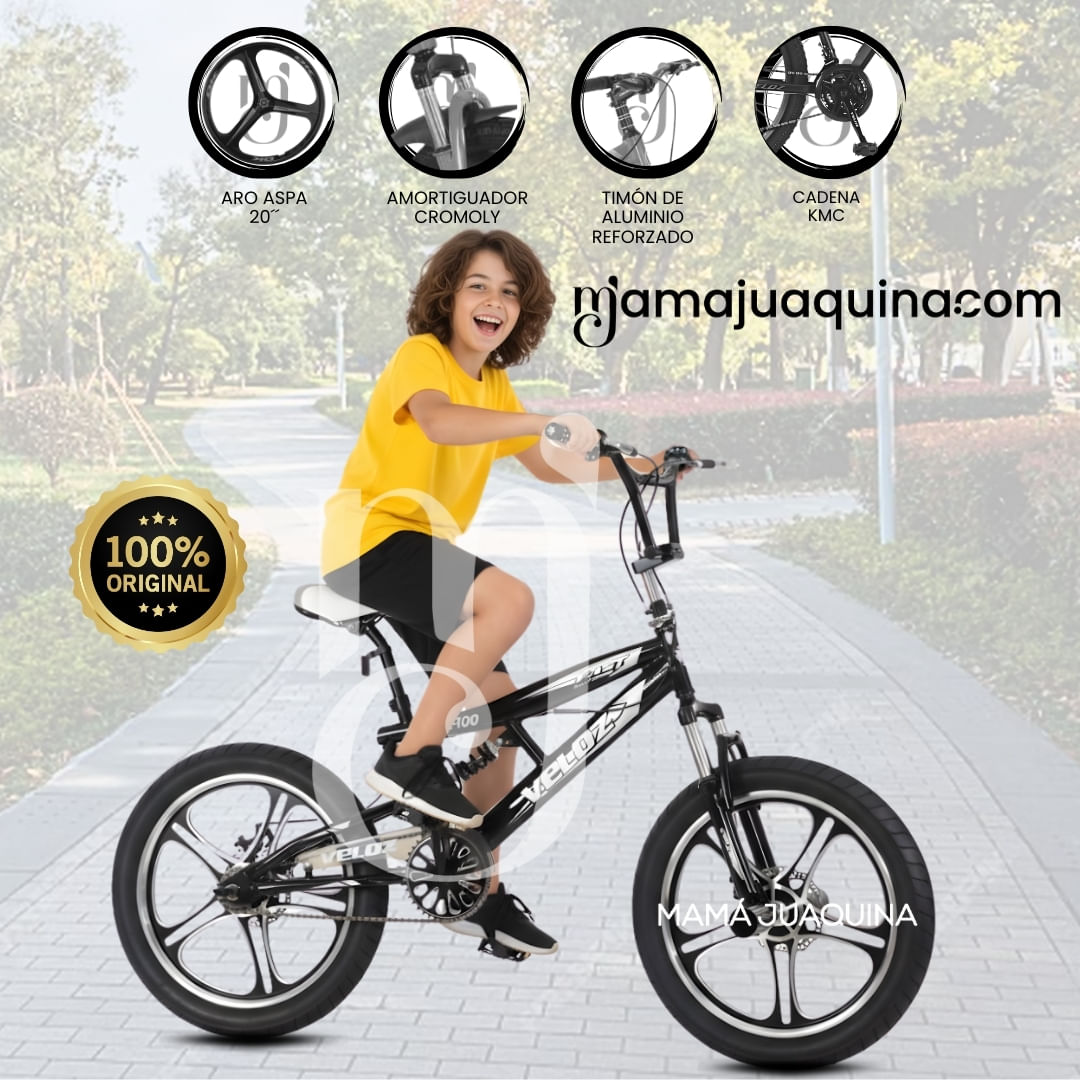 Bicicleta Montañera Aro 20 «ELICE FREESTYLE» Negro