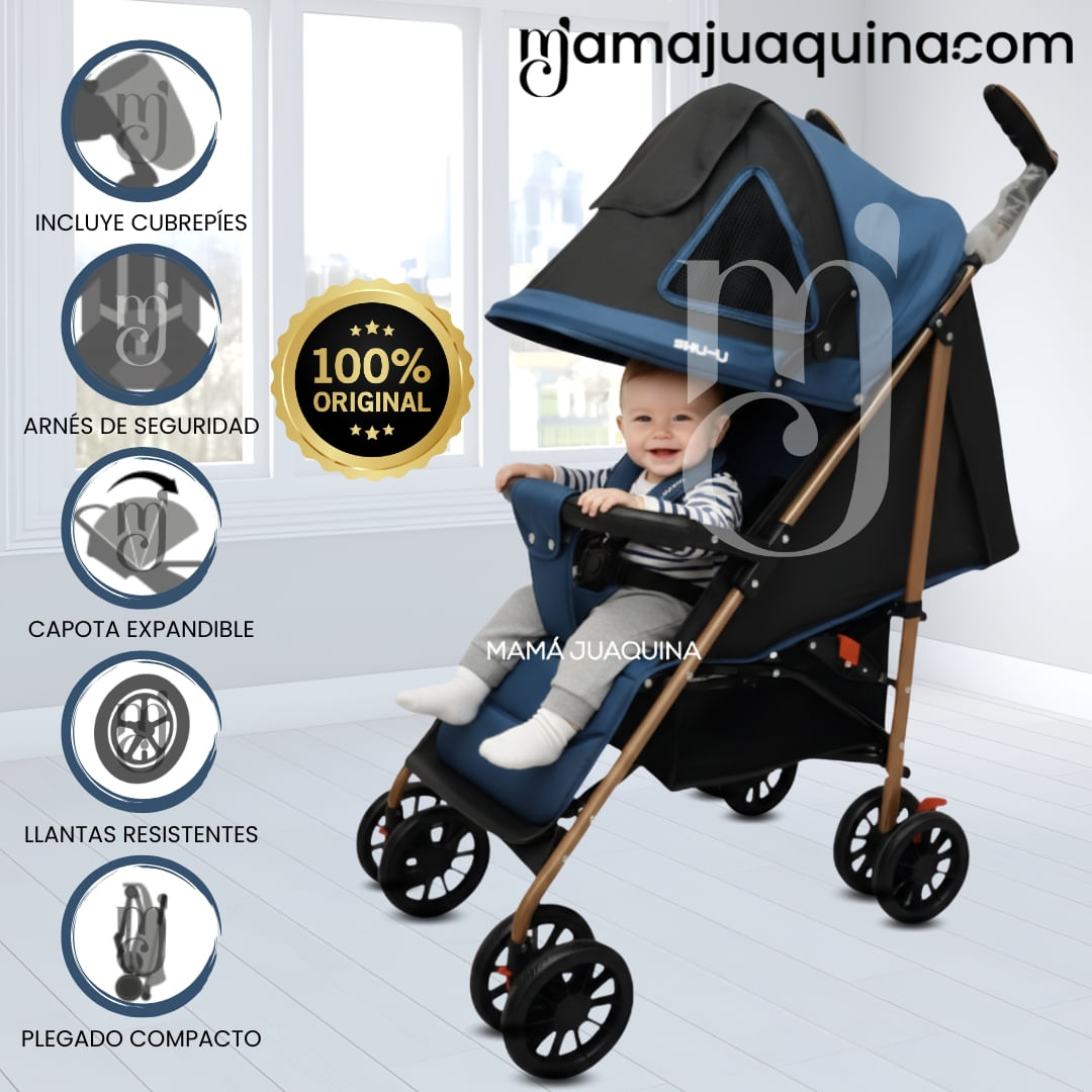 Coche Bastón «SHUWI» de lujo Azul - copy