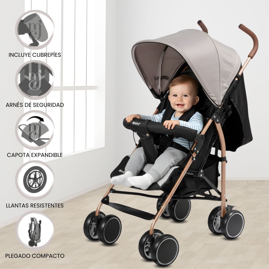 Coche Bastón «VINNIE» de lujo Beige