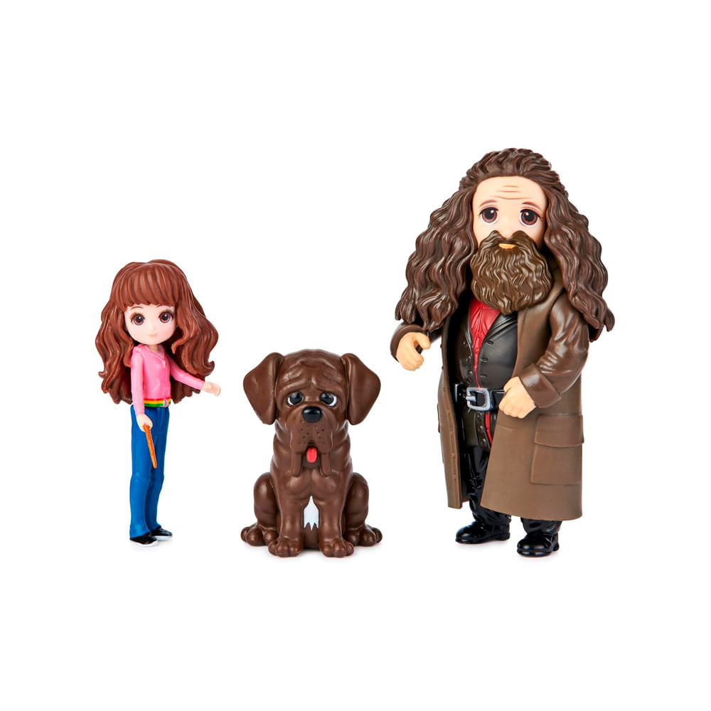 Wizarding World Magical Minis Hermione Rubeus and Hagrid