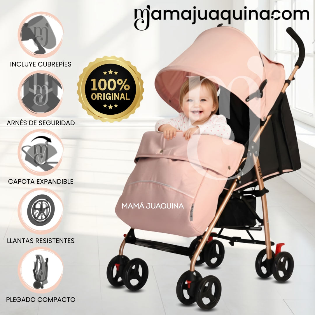 Coche Bastón «LOWELL» Edición Limitada Rosa