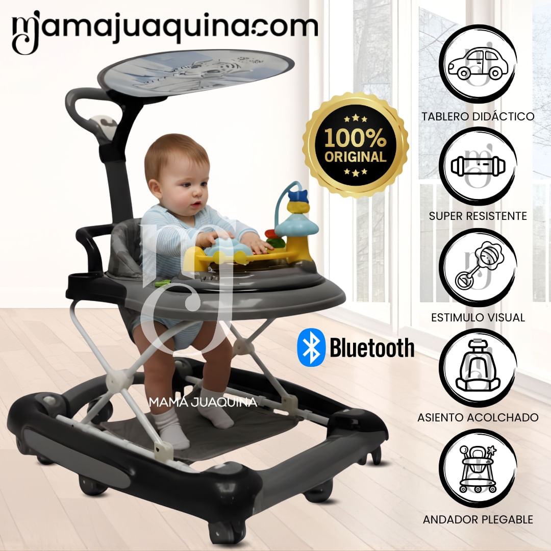 Andador con Tablero Musical «FIRST WALK II» Negro - copy