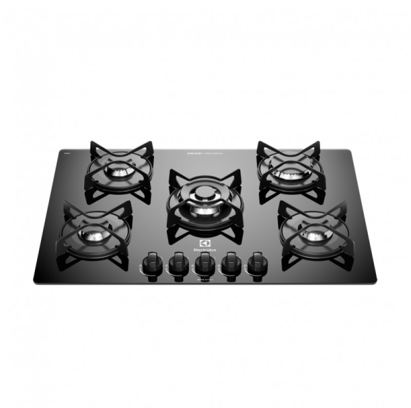 Cocina Empotrable A Gas 5 Hornillas Vidrio Templado Negro 75,2 cm Electrolux  ETGZ30T0EPUB -