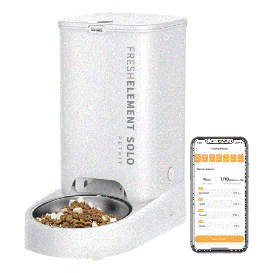 Comedero automático para perros y gatos PETKIT SOLO Blanco