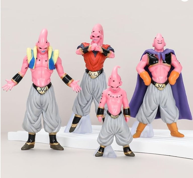 FIGURAS DE ACCION  DE MAJIN BOO SET DBZ - 8 PIEZAS