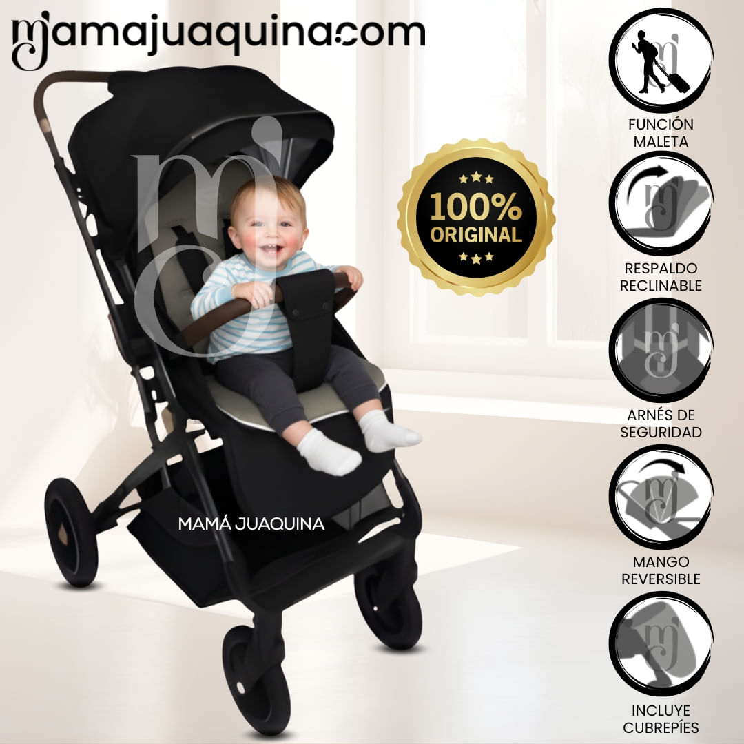 Coche Maleta Lujo «VELLE» Edición Limitada Negro