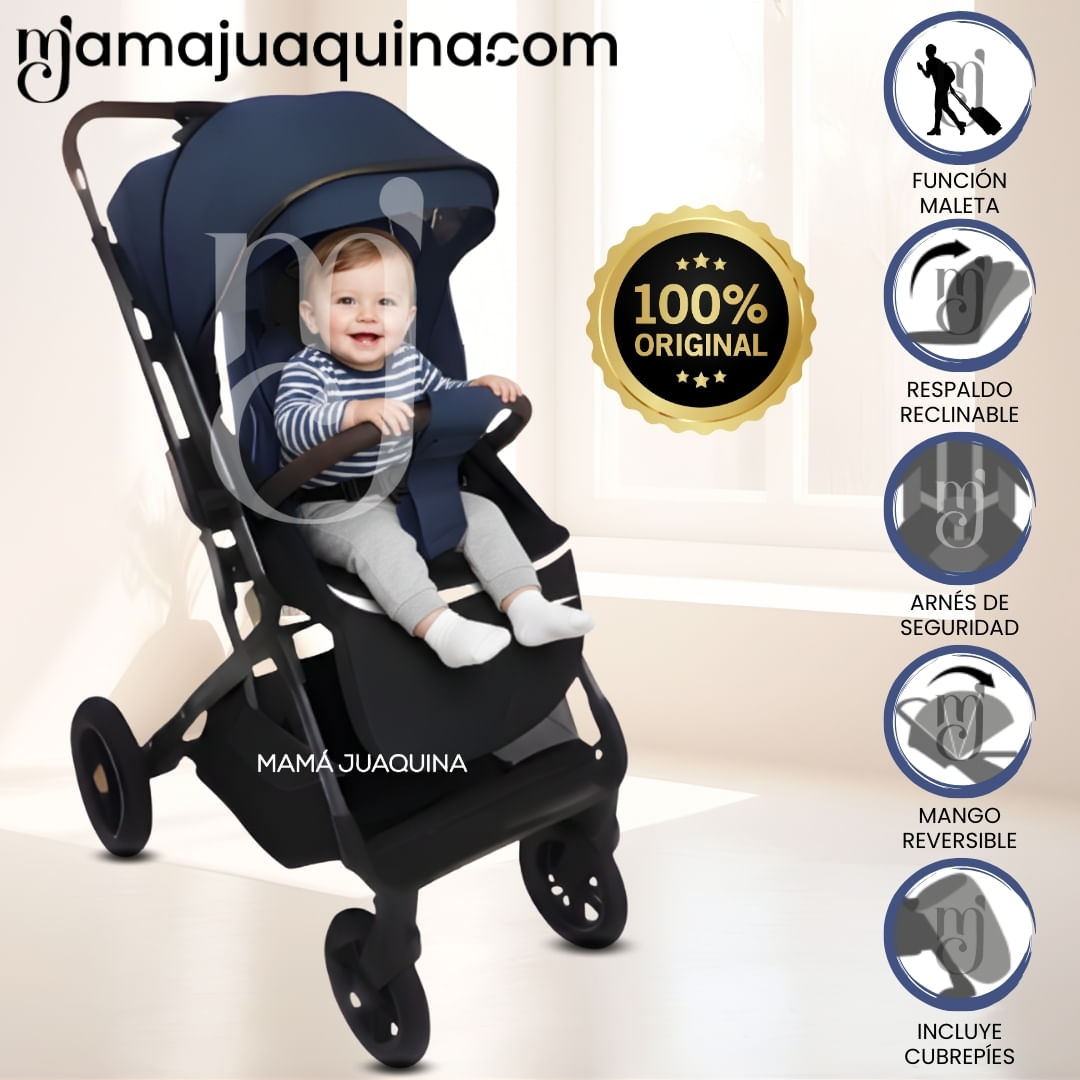 Coche Maleta Lujo «VELLE» Edición Limitada Azul