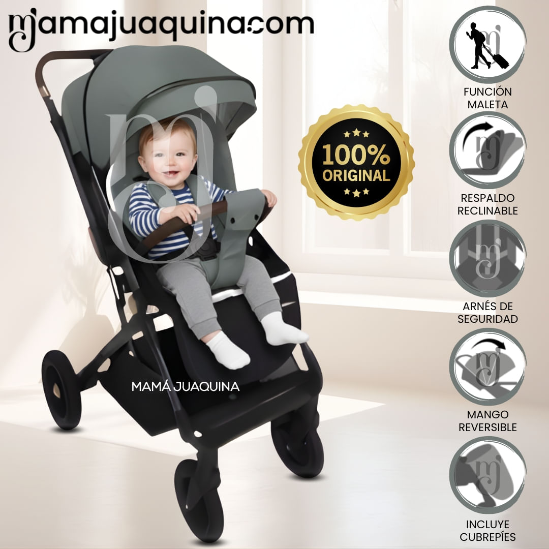 Coche Maleta Lujo «VELLE» Edición Limitada Verde