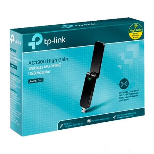 Adaptador Wifi Usb Tp-link Archer T4u Dual Band Ac1300