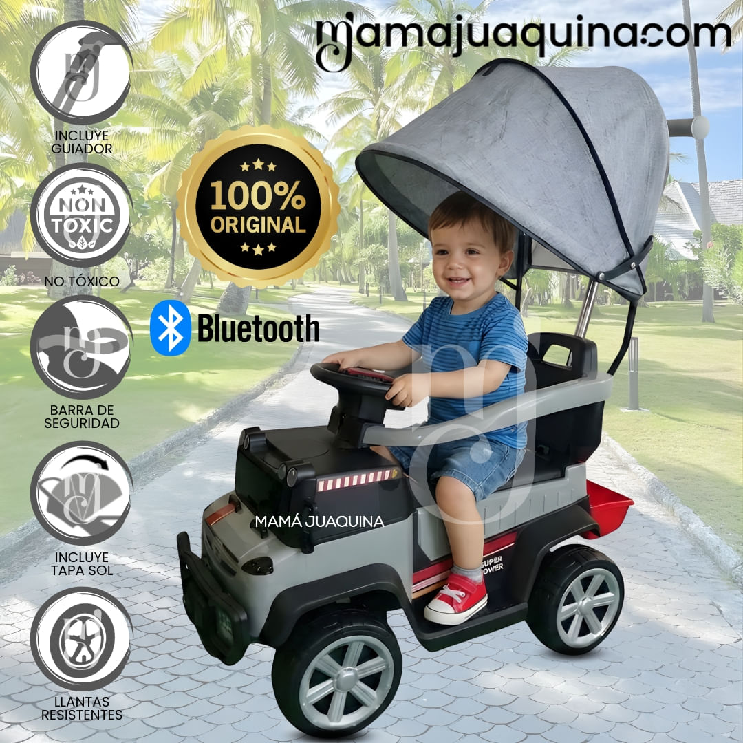 Correpasillo Guiador «HOOD TRUCK» para Niños Gris